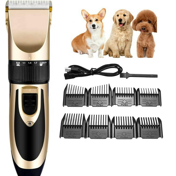 11Pcs/12pcs Professional Mute Pet Hair Cutting Dog and Cat Hair Trimmer ...