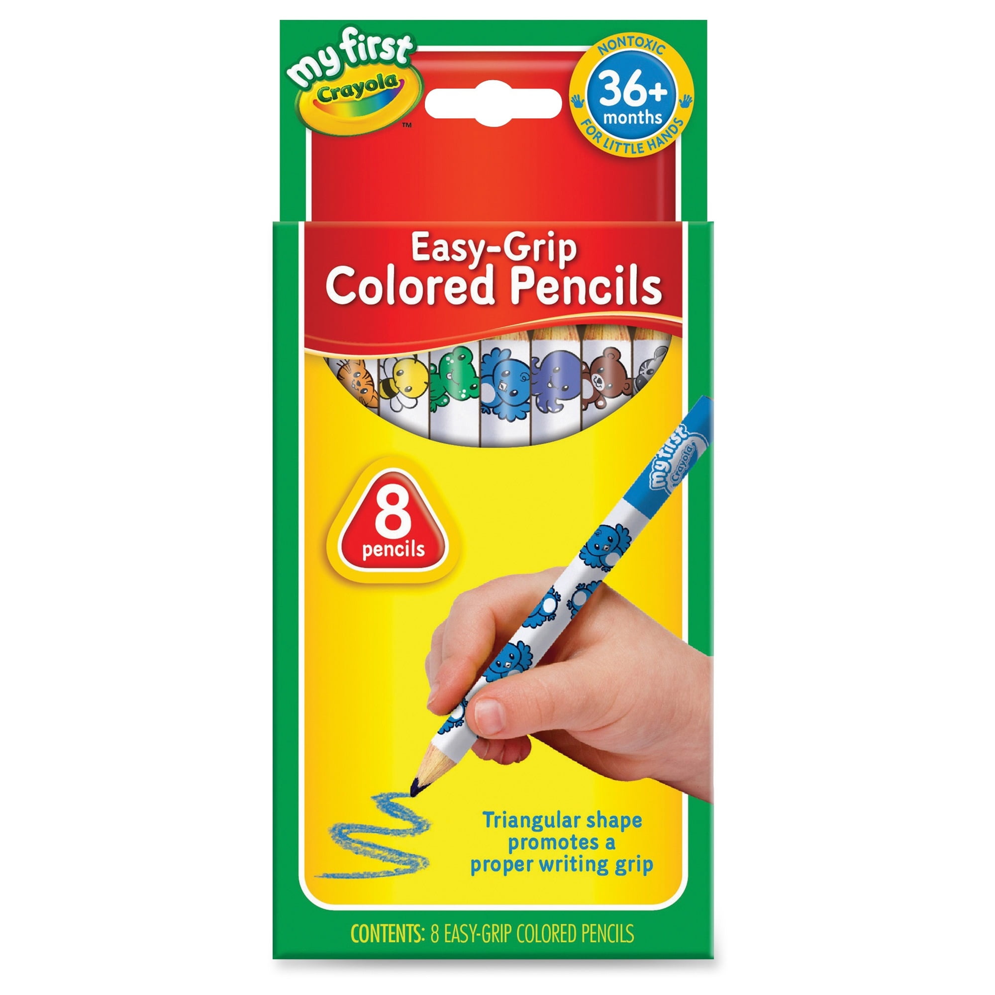 Crayola My First Easy-Grip Colored Pencils - Walmart.com Crayola My First Easy-Grip Colored Pencils - Walmart.com
