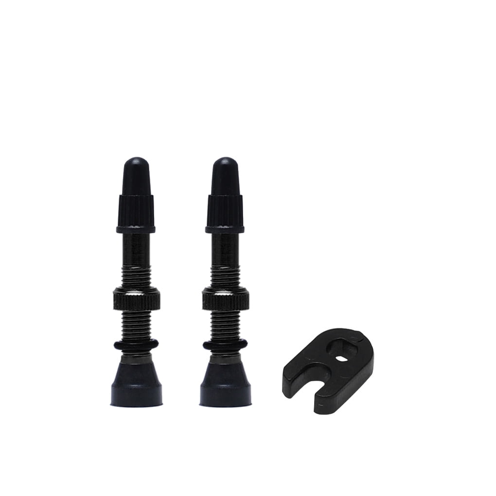 2 Pcs/set Bike Tire Air Valve Bike Tubeless Wheel Valve Kit Copper Core