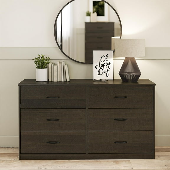 Mainstays Classic 6 Drawer Dresser
