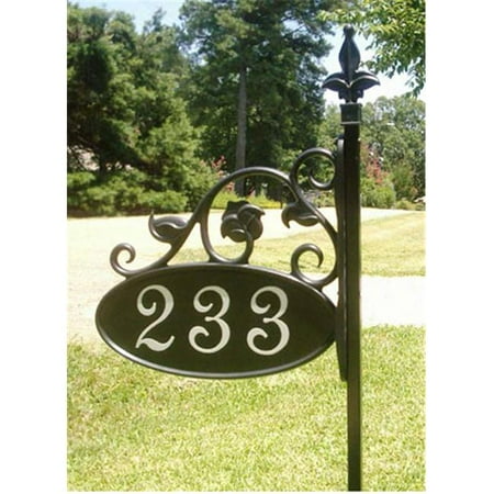 House Address Sign - Crystal Clear Signs 32PA 32 in. Park Ave Address Sign
