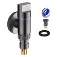 thumbnail image 4 of Grifo de lavadora,Válvula de cierre automático del grifo de la lavadora,Grifo de riego para lavadora Grifo para lavabo Grifo para baño,Válvula de cierre automático de agua para grifo de, 4 of 10