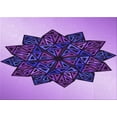 thumbnail image 1 of Ahgly Company Machine Washable Indoor Rectangle Transitional Bright Purple Area Rugs, 7' x 10', 1 of 7