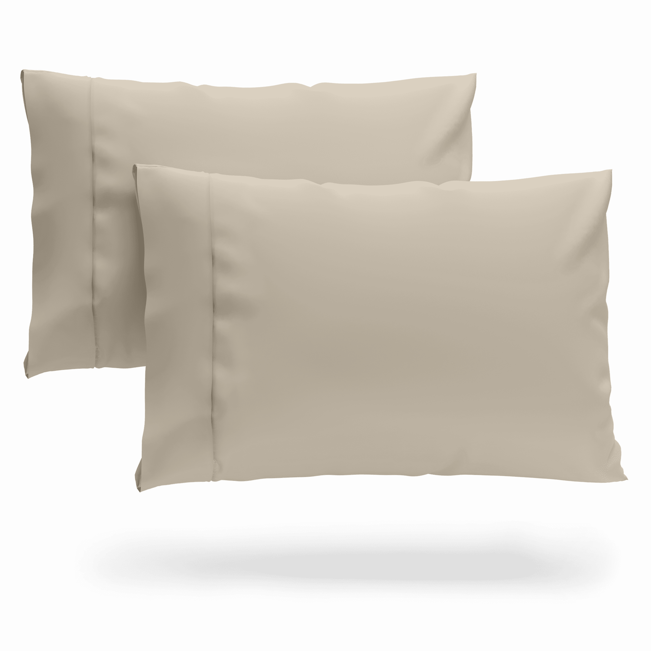 Cosy House Collection Ultra Soft Luxury King Size Pillow Cases Tan
