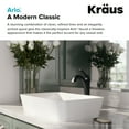thumbnail image 4 of KRAUS Arlo Oil Rubbed Bronze Single Handle Vessel Bathroom Faucet with Pop Up Drain, 4 of 11
