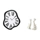 thumbnail image 5 of Reloj de pared electrónico con números distorsionados, figura de gato, pareja de gatos, esculturas de acrílico y cerámica, ideal para regalar., 5 of 8