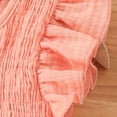 thumbnail image 5 of Glisme Infant Onesie For Girls 9-12 Months Sleeveless Solid Color Romper Round Neck Jumpsuit Classic Playsuit Pink, 5 of 8