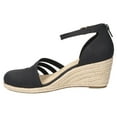 thumbnail image 3 of Easy Street Daytona Espadrille Women's Wedge Sandals Color: Bone Size: 8.5, 3 of 4