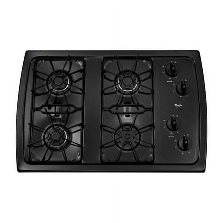 Whirlpool - 30" Built-In Gas Cooktop - White