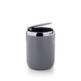 thumbnail image 2 of Akita Line HomeMarket ANSN-E29-WASTEBIN-PLAST-3LT-GR Pasifik Plastic Waterproof Car & Kitchen Counter Top Trash Can with Cover and Lid, Front Seat, 3 Liter (Gray), 2 of 3