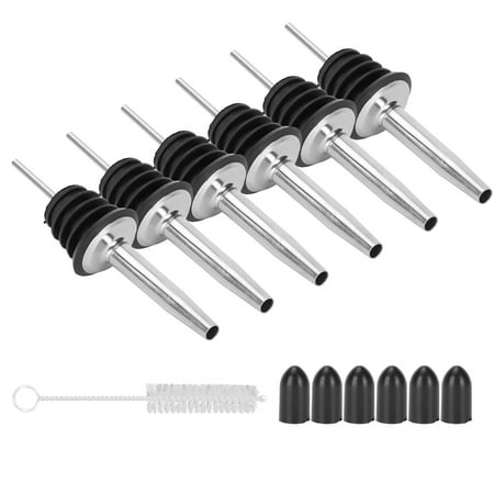 

Ymiko Wine Pourer Bottle Dispenser Cone Nozzle W/Silicone Dust 304 Stainless Steel Bottle Pourer Wine