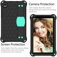 thumbnail image 5 of SaniMore Galaxy Tab A7 Lite 2021 Case wih Screen Protector, Case for Samsung Galaxy Tab A7 Lite 8.7 SM-T220, Rugged Shockproof Cover with Hand Strap, Kickstand, Carrying Shoulder Strap, Black+Mint, 5 of 8