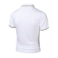 thumbnail image 7 of Gamivast Mens Shirts Performance Short Sleeve Golf Shirt Soft Fit Wicking Athletic Casual Collared T-Shirt White L Mens Refunds on My Account from an Online Order, 7 of 7