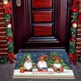 thumbnail image 5 of Under $5Christmas Mat,Christmas Door Mat Outdoor,Welcome Mat for Home Entry Shoes Door Entryway,Bathroom Rugs Non Slip and Washable, 5 of 7