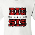 thumbnail image 4 of Inktastic Big Sis Buffalo Plaid Sister Youth T-Shirt, 4 of 5