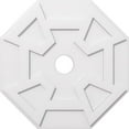 thumbnail image 1 of Ekena Millwork CMP28LG-04000 28 Pouces x 4 Pouces ID Carré Logan Architectural Grade PVC Contemporain Médaillon de Plafond, 1 of 1
