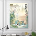 thumbnail image 3 of Anime Vintage Posters Peripherals Squirtle Canvas Painting Charizard Fight Picture for Bedroom Birthday Wall Decor Gifts, 3 of 5