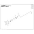 thumbnail image 3 of Kingston Brass KTNXS6 Hamilton Side Mount Toilet Tank Lever in Polished Nickel, 3 of 5