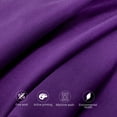 thumbnail image 4 of Flxxie 500 Thread Count 100% Egyptian Cotton Body Pillowcase, Ultra Soft Breathble Full Body Pillow Cover with Envelope Closure for Adults, 20"x54", Purple, 4 of 5