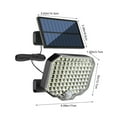 EGYMEN Waterproof Solar Outdoor Lights with Motion Sensor and IP65