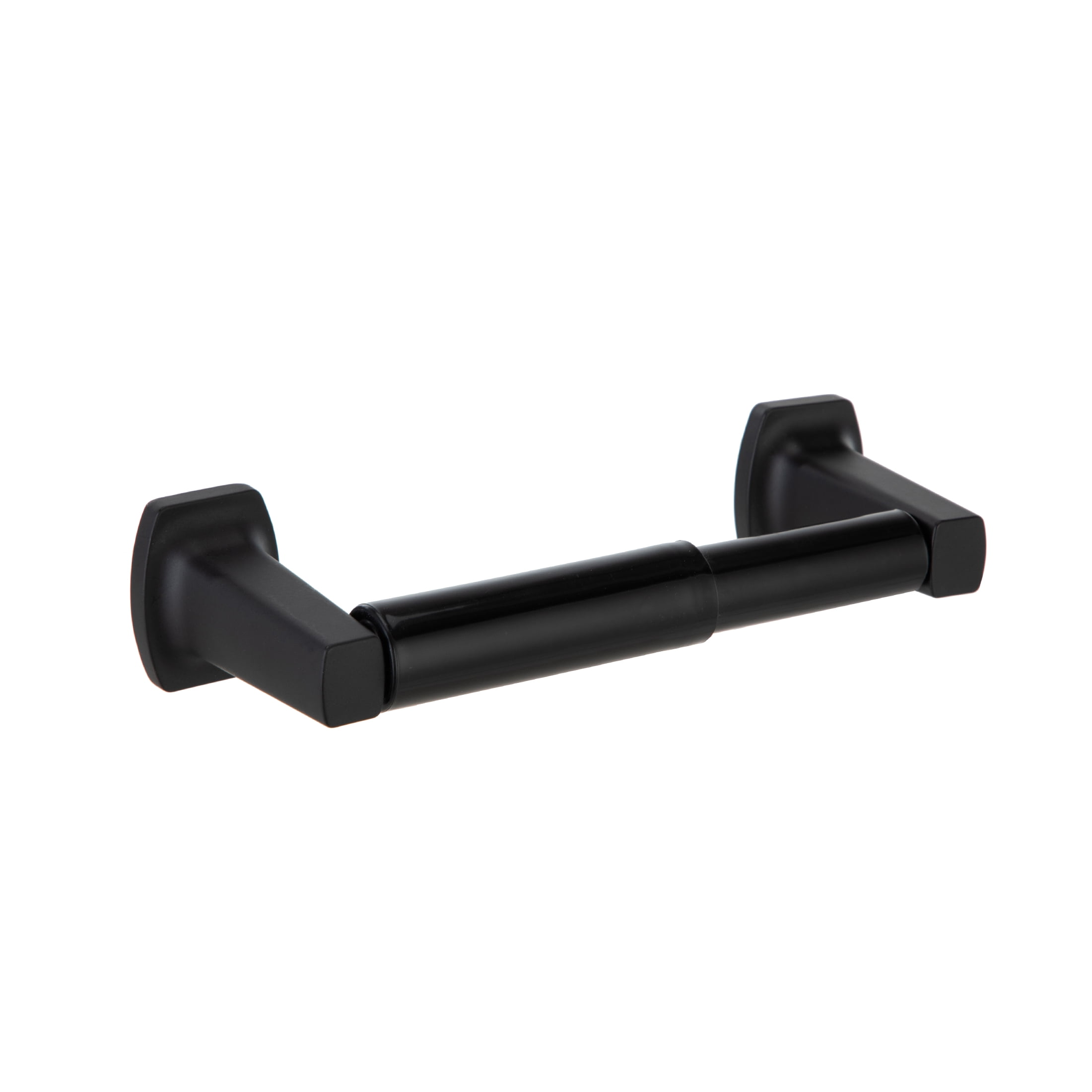 (4 pack) Mainstays Matte Black Wall Mount Toilet Paper Holder with Hardware