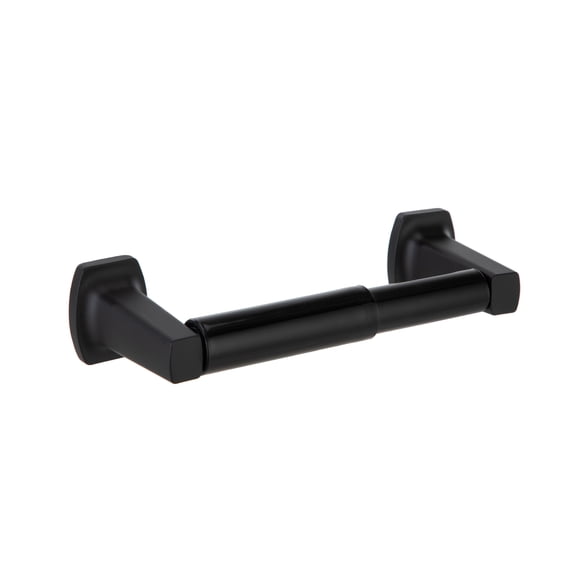Mainstays Wall-Mounted Toilet Paper Holder, Matte Black