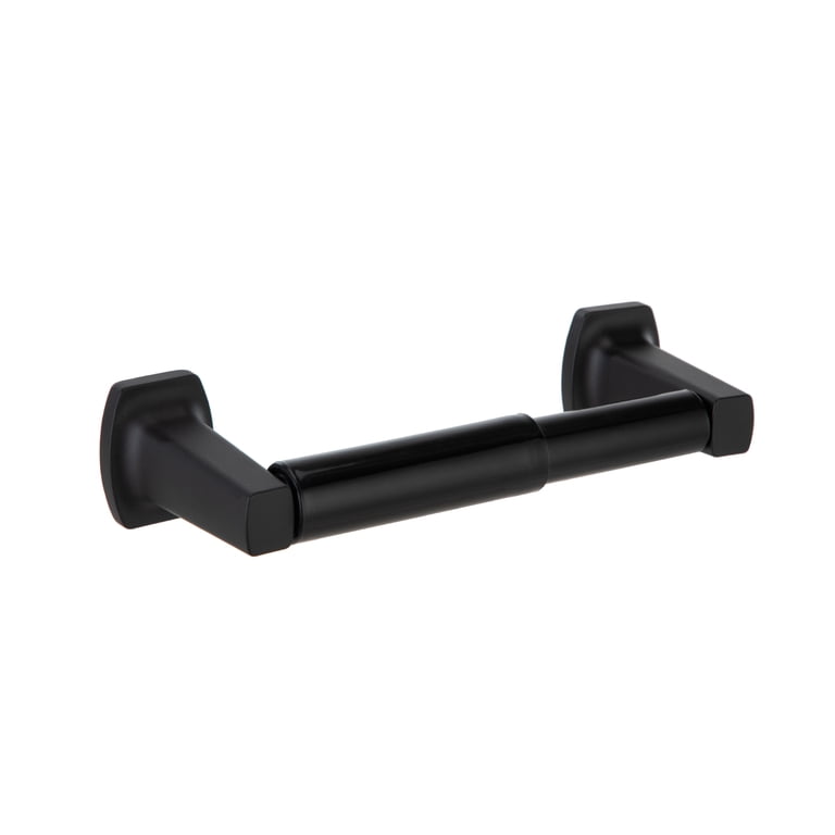 Wall-Mounted Toilet Paper Holder, Matte Black photo 1