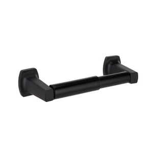 Wall-Mounted Toilet Paper Holder, Matte Black