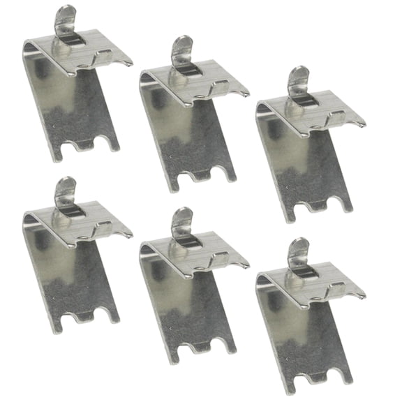 BESTOYARD Stainless Steel Freezer Clips Smooth Surface Easy Install 6Pcs