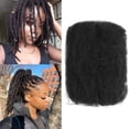 thumbnail image 2 of Extensiones de cabello sintético a granel Afro Kinky, rastas, cabello brasileño Remy, trenzas de ganchillo, 1 paquete de 50 g/pc para mujeres, 2 of 5