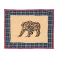 thumbnail image 4 of Quilted Cabin Quilt, Hand cut and Appliqued cotton fabric motifs., 4 of 6
