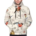 thumbnail image 4 of Bingfone Little Birds Men'S Drawstring Hoodie Long Sleeve Pocket Sweatshirts-Large, 4 of 9