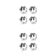 thumbnail image 1 of Molde de 4 piezas para tartas Wosthever Acero inoxidable, 1 of 6