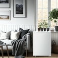 thumbnail image 5 of KNDKO 2.6Cu.ft Upright Freezer, Mini Freezer with Reversible Single Door, Removable Shelves, Adjustable Thermostat for Home/Kitchen/Office, White, 5 of 11