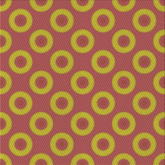 Ahgly Company Indoor Square Patterned Crimson Red Area Rugs, 8' Square