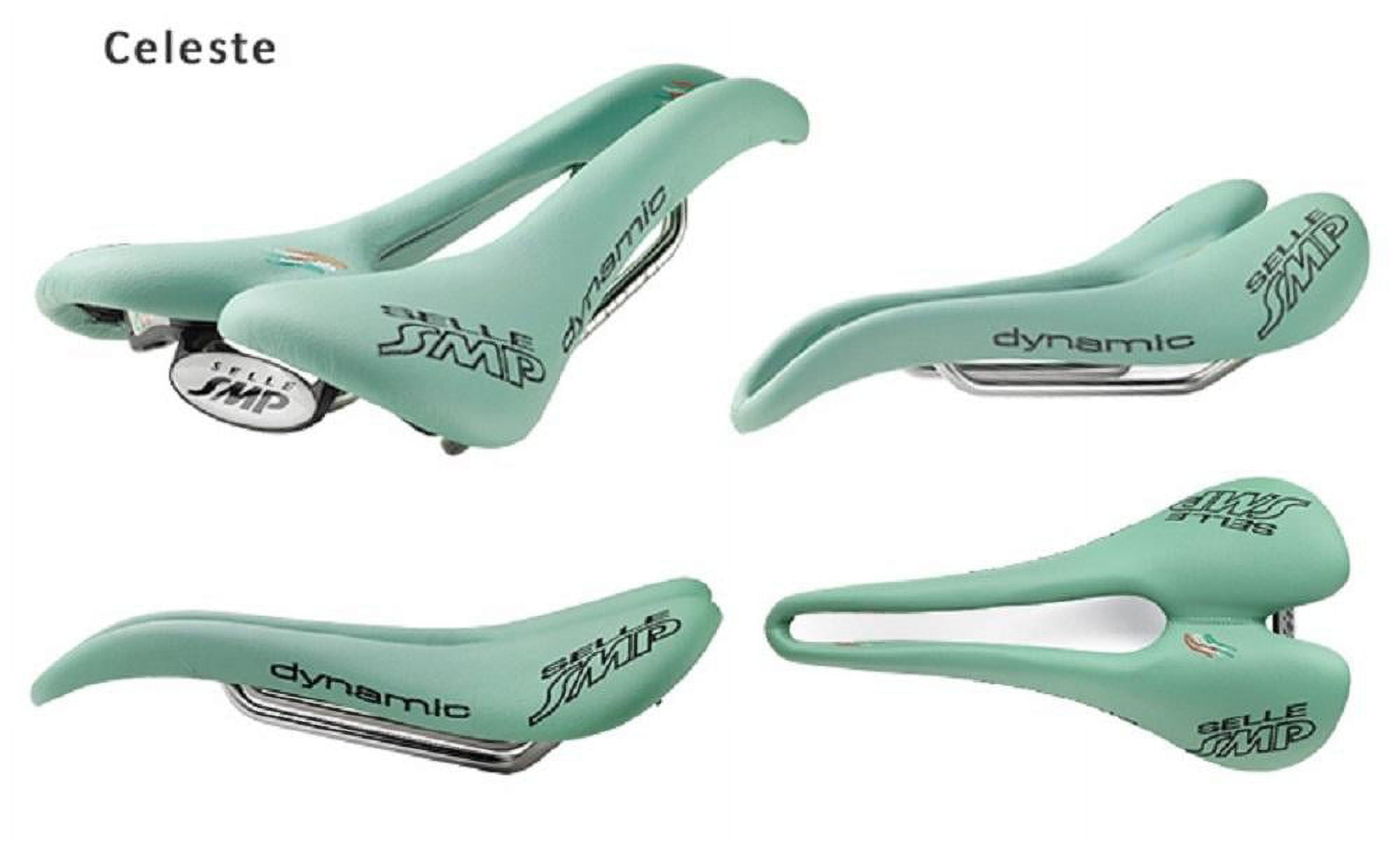 Selle SMP Dynamic Pro Saddle - Celeste Bianchi Green / Steel