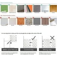 thumbnail image 7 of 5Sheets PET Self-Adhesive Mark Pattern Paper Wall Stickers for Shelf Liner Dresser Drawer Locker Square Gray 235x235x1mm, 7 of 7