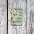 thumbnail image 3 of Noete Vintage Metal Poster Philippians 4:8 Bible Verse Metal Tin Sign, Rustic Floral Metal Plate Signage, Inspirational Wall Art for Home Office Church, 8x12 Inch, 3 of 8