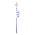 thumbnail image 1 of Leutsin 24PC New Curved Straws Party Decoration Candy Cartoon Reusable Straws, 1 of 9