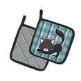 thumbnail image 2 of Little Black Cat Kitten Pair of Pot Holders, 2 of 3