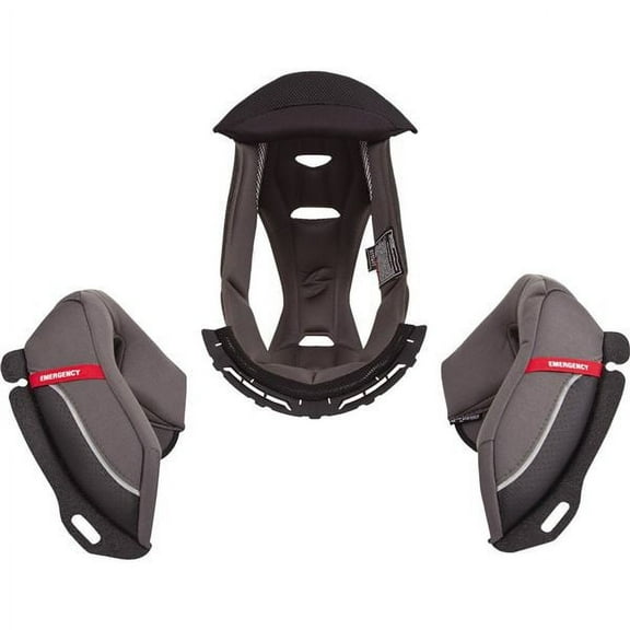 Scorpion EXO-CT220 Helmet Replacement Kwikwick II Liner Set Gray/Black LG