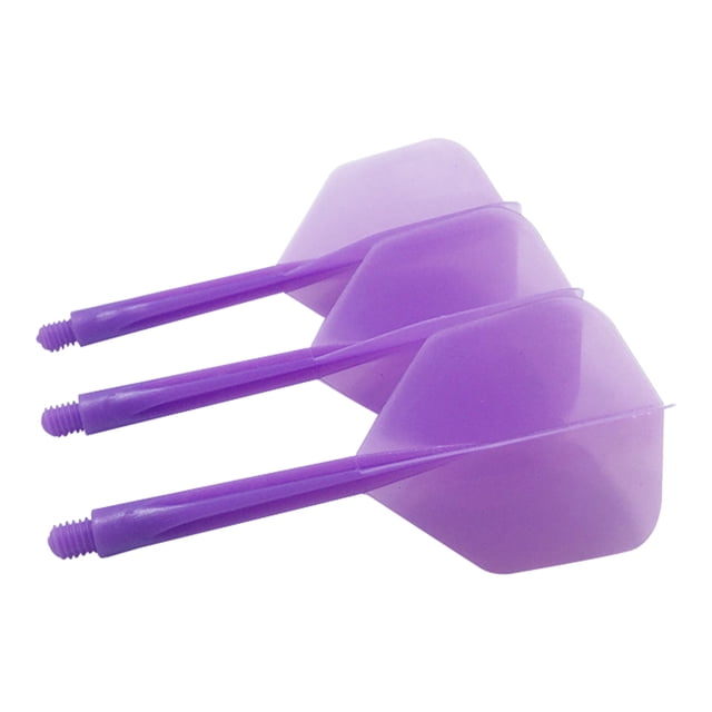 3uds. Ejes de dardos y vuelos, regalo duradero anticaída integrado para niños, color morado, 3 uds.