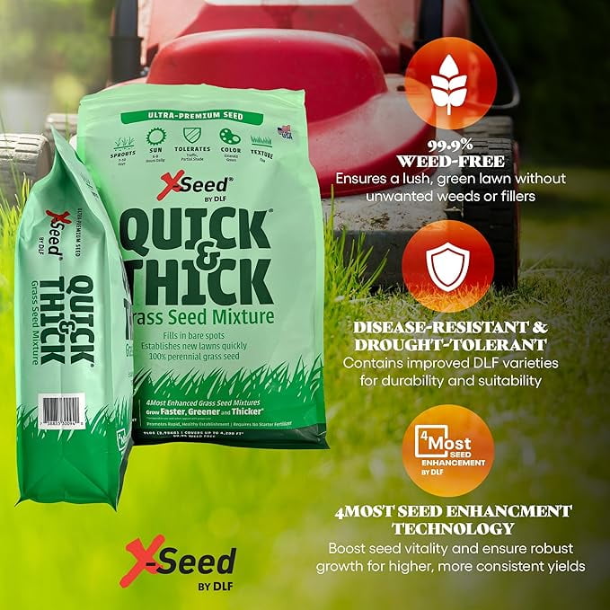X-Seed Ultra Premium Quick and Thick Lawn Seed Mixture – Rapid