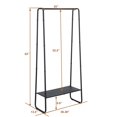 thumbnail image 5 of SunnyPoint Freestanding Clothes Garment Rack, Organizer Closet (BLK), 5 of 5