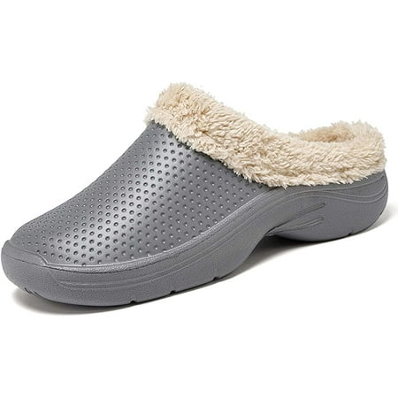 

CERYTHRINA Men s Women s Lined Clog Breathable Mesh Lining Indoor Outdoor Walking Garden Clogs Winter Slippers
