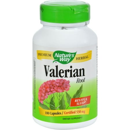 Nature's Way racine de valériane Capsules 100 ea (Paquet de 2)