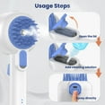 thumbnail image 5 of Dlopede Pet Steam Brush, 3-in-1 Steam Grooming Brush, Softens Fur & Reduces Static, Remove Tangled Loose Hair, Ideal for Long Short Hair and Bath-Hating Pets,  for Shedding Massaging Grooming., 5 of 8
