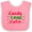 Pink and White, variant on Inktastic Christmas Candy Cane Cutie with Candy Canes Boys or Girls Baby Bib