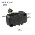 thumbnail image 2 of 5pcs V-155-1C25 Black Hinge Roller Lever Micro Limit Switches, 2 of 4
