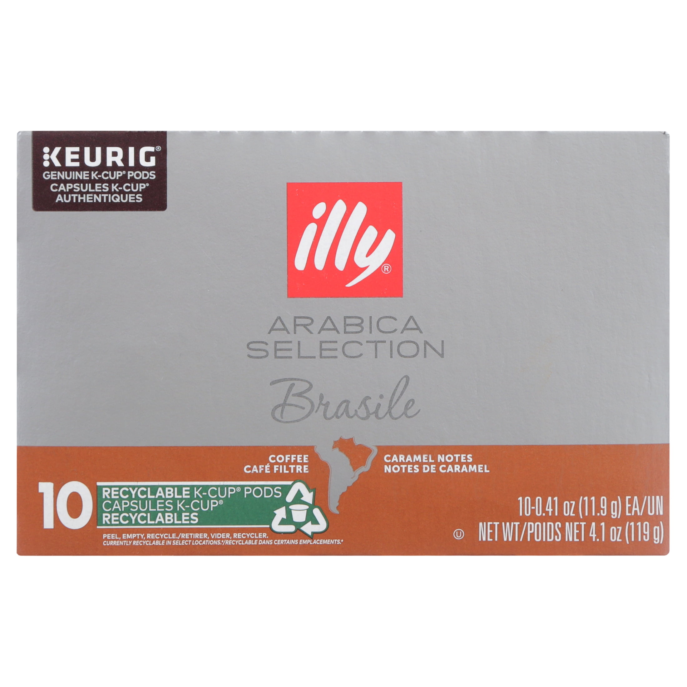 illy Arabica Selection K-Cup Pods, Brasile for Keurig® Brewers, 10 Ct